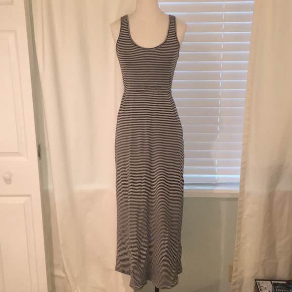 🎉HP🎉 J.Crew Sasha Maxi Dress in Skinny Stripe Sz XXS - Picture 4 of 8